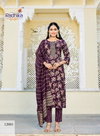 Seerat Vol 12 By Radhika Rayon Kurti With Bottom Dupatta Suppliers In India